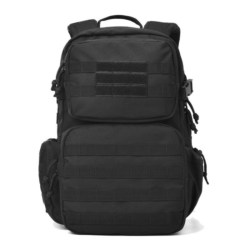 REEBOW GEAR Military Tactical Backpack Army Assault Pack Molle Bug Bag Backpacks Rucksack for Outdoor Sport Travel Hiking Camping Daypack Black - Image 1